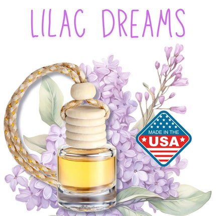 Lilac Dreams Scent  Car Home Fragrance Diffuser Car Air Freshener Kim's Korner Wholesale Air Fresheners